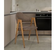 Scaun Mebel Elite Ruiz (Beige/Honey Oak)