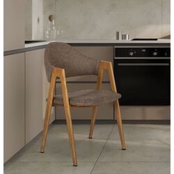 Scaun Mebel Elite Ruiz (Beige/Honey Oak)