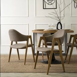 Scaun Mebel Elite Ruiz (Beige/Honey Oak) Thumb