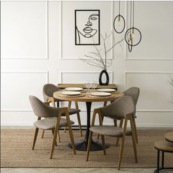 Scaun Mebel Elite Ruiz (Beige/Honey Oak) Thumb