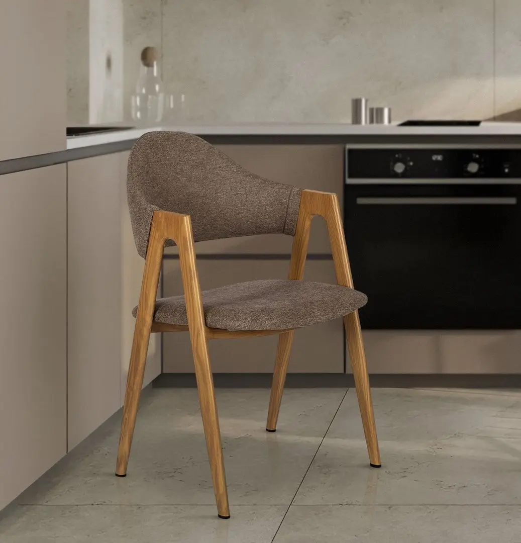 Scaun Mebel Elite Ruiz (Beige/Honey Oak)