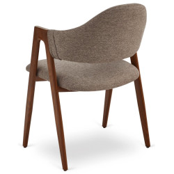 Scaun Mebel Elite Ruiz (Beige/Walnut) Thumb