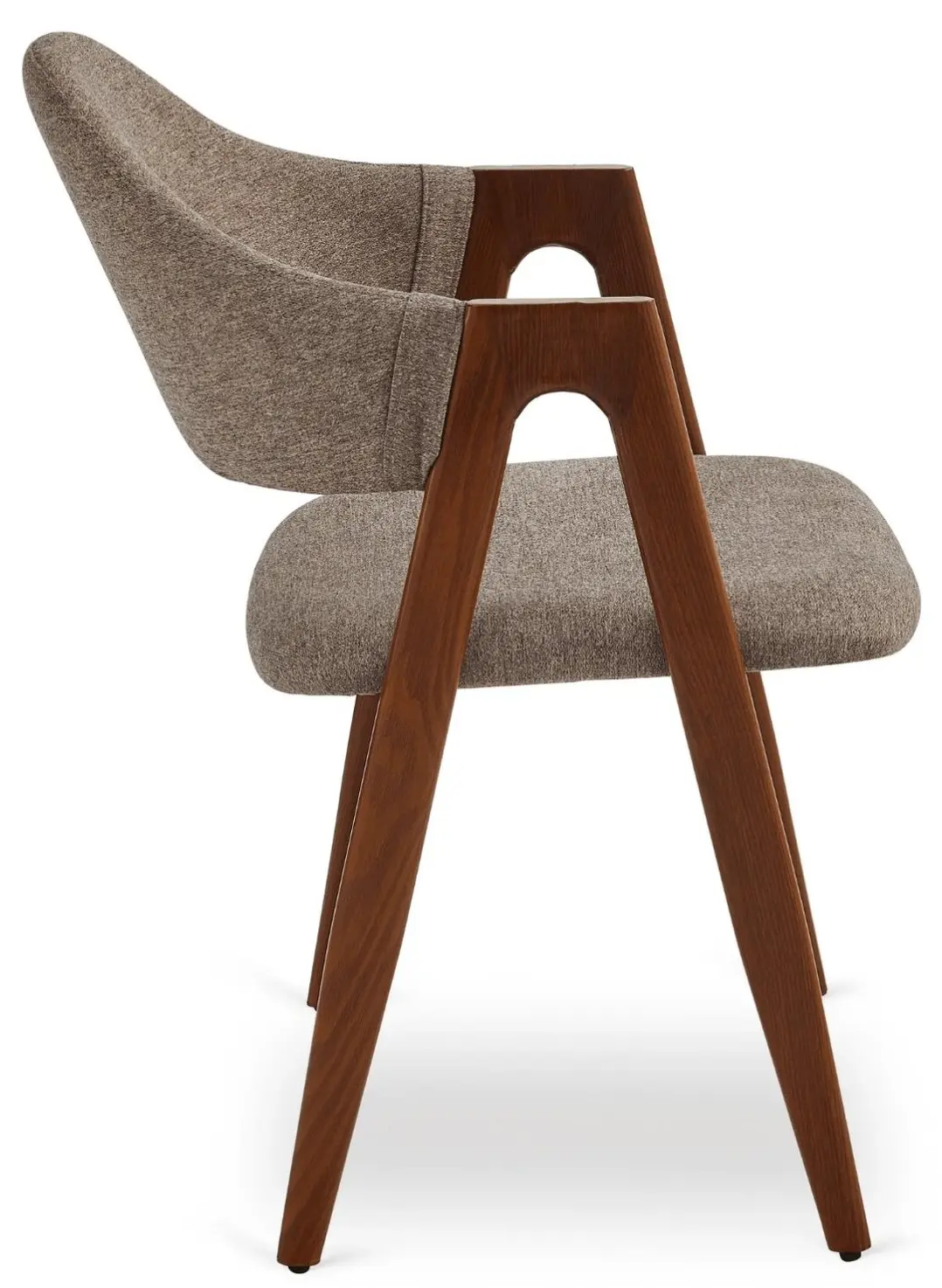 Scaun Mebel Elite Ruiz (Beige/Walnut)