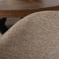 Scaun Mebel Elite Ruiz (Beige/Walnut) Thumb