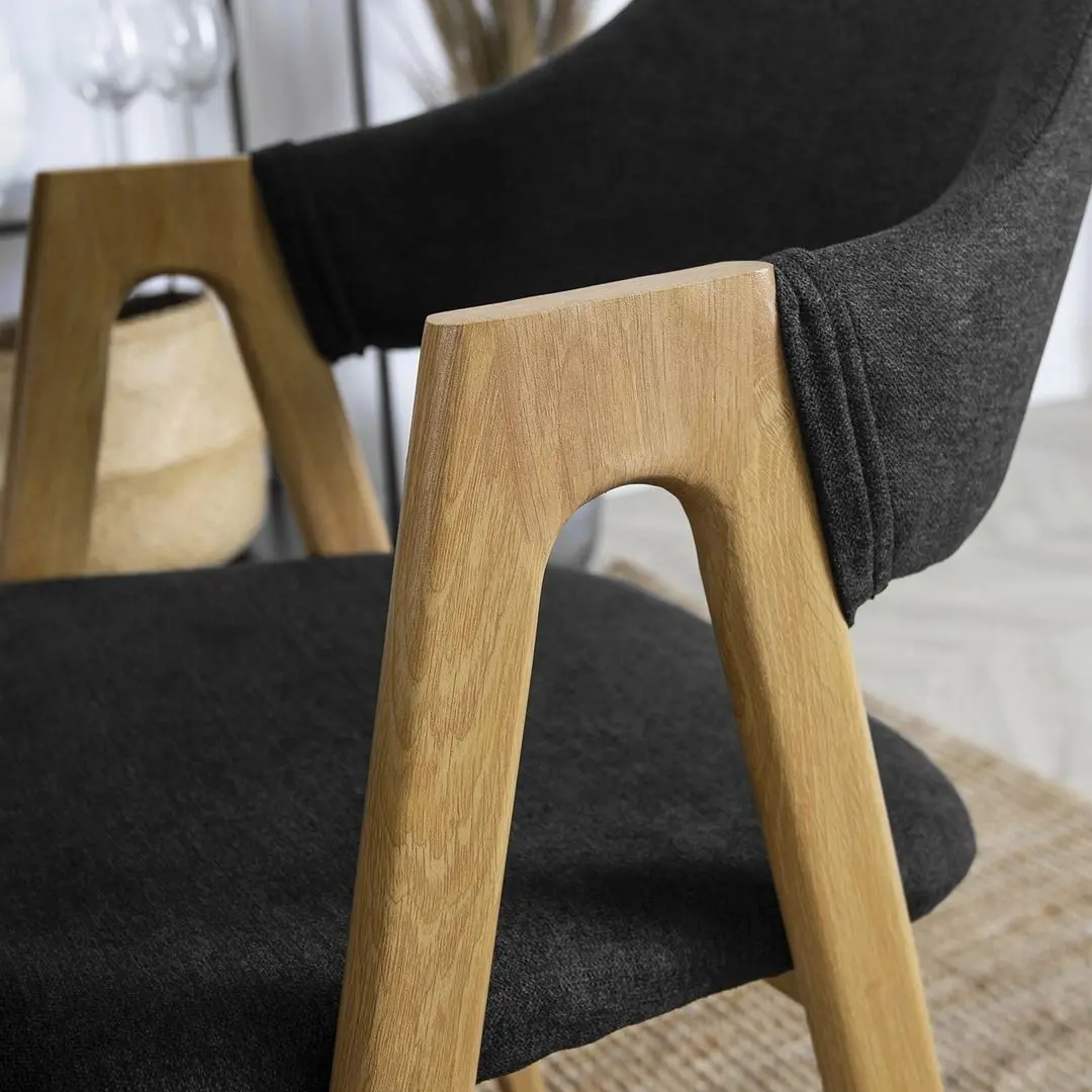 Scaun Mebel Elite Ruiz (Black/Honey Oak)