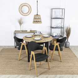 Scaun Mebel Elite Ruiz (Black/Honey Oak) Thumb