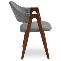 Scaun Mebel Elite Ruiz (Grey/Walnut) Thumb