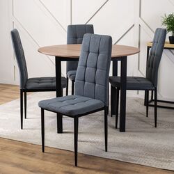 Scaun Mebel Elite Tex (Dark Grey/Black) Thumb