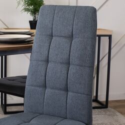 Scaun Mebel Elite Tex (Dark Grey/Black) Thumb