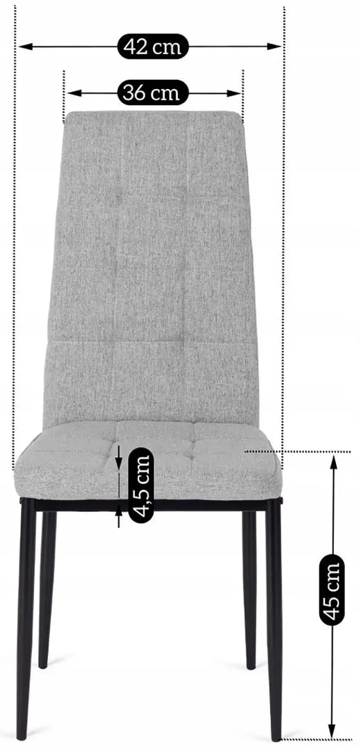 Scaun Mebel Elite Tex (Grey/Black)