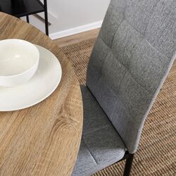 Scaun Mebel Elite Tex (Grey/Black) Thumb