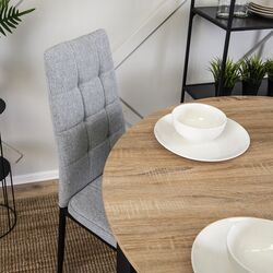 Scaun Mebel Elite Tex (Grey/Black) Thumb