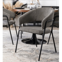 Стул Mebel Elite Tinka (Grey/Black)