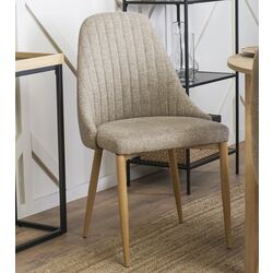 Scaun Mebel Elite Torino (Beige/Natural Oak)