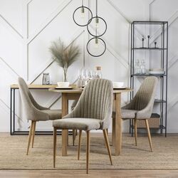 Стул Mebel Elite Torino (Beige/Natural Oak) Thumb