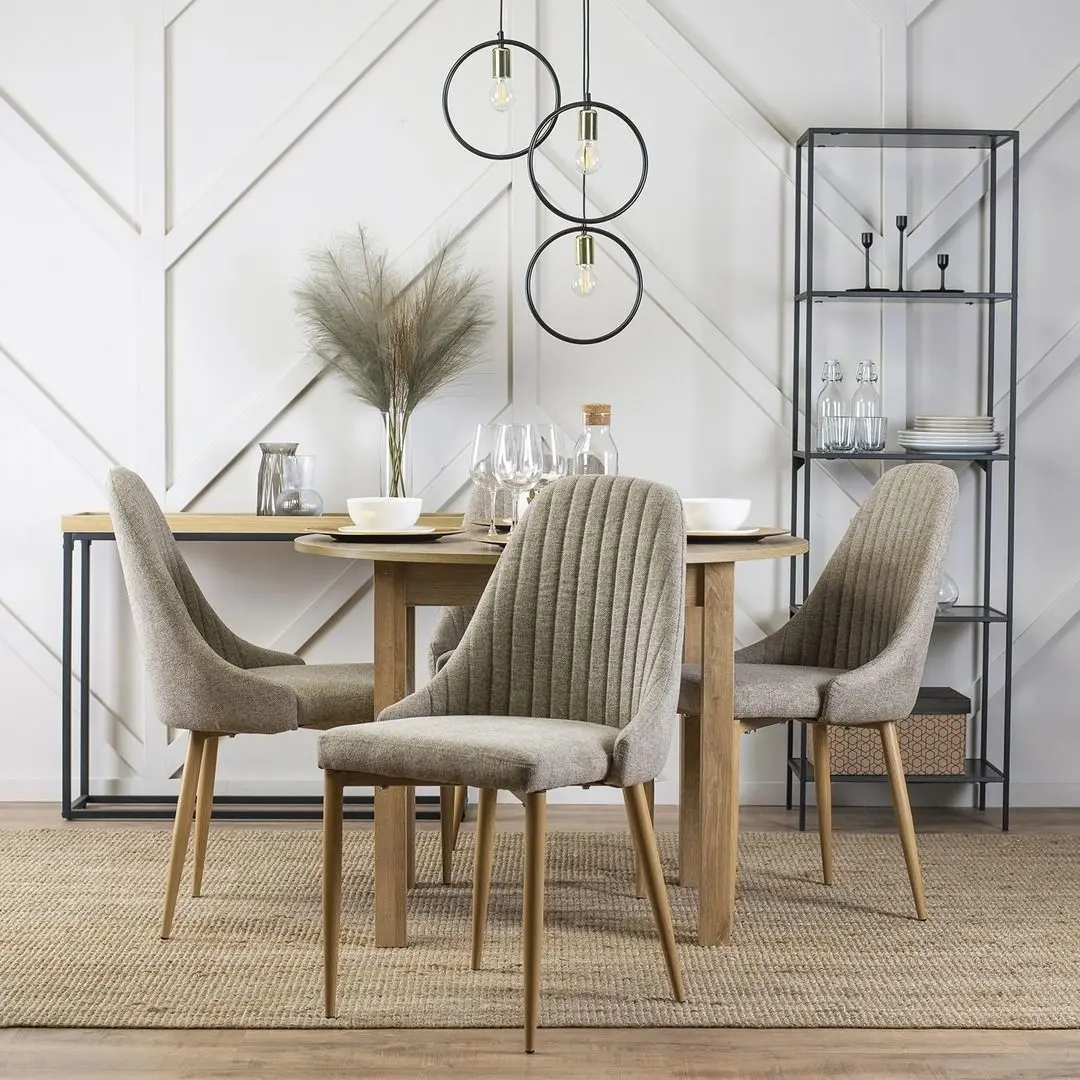 Стул Mebel Elite Torino (Beige/Natural Oak) - 8