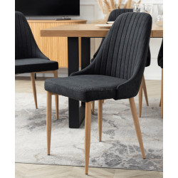 Scaun Mebel Elite Torino (Black/Oak)