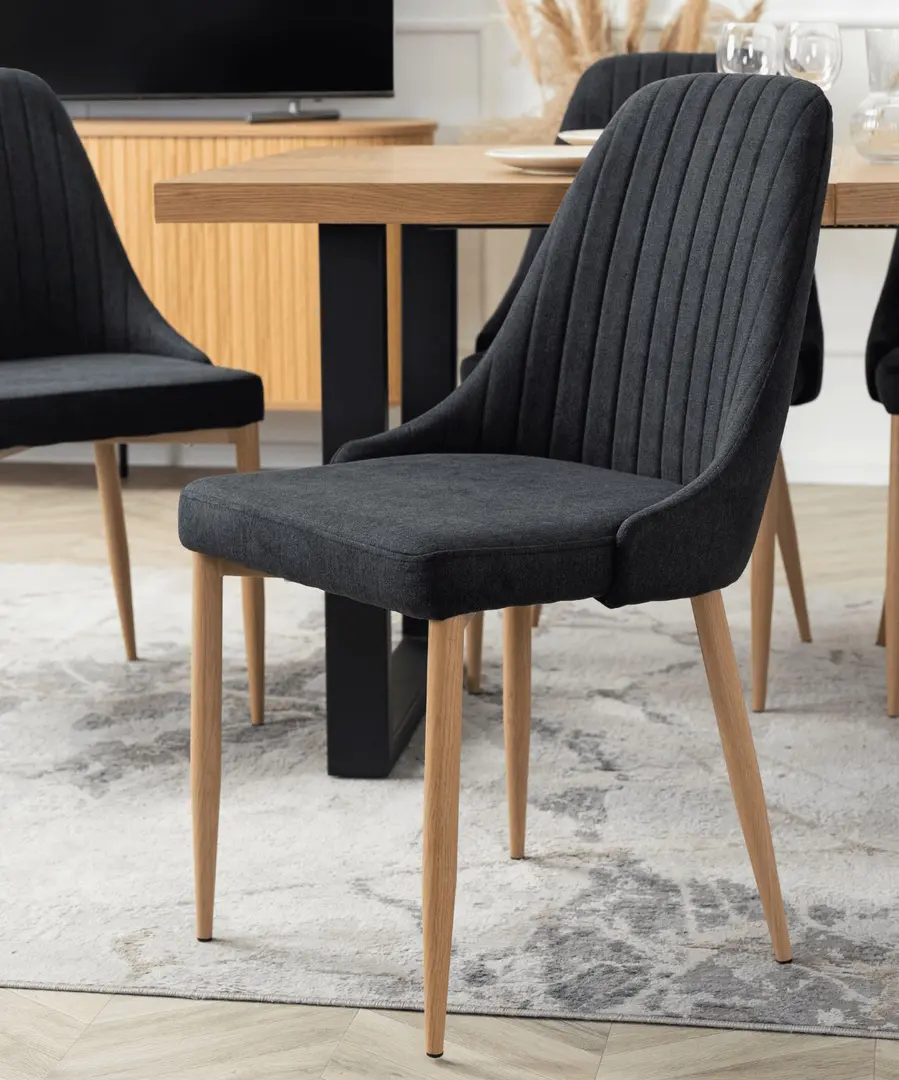 Стул Mebel Elite Torino (Black/Oak)