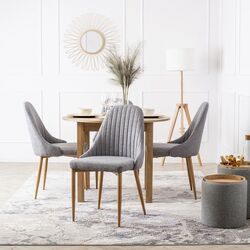 Scaun Mebel Elite Torino (Grey/Natural Oak) Thumb