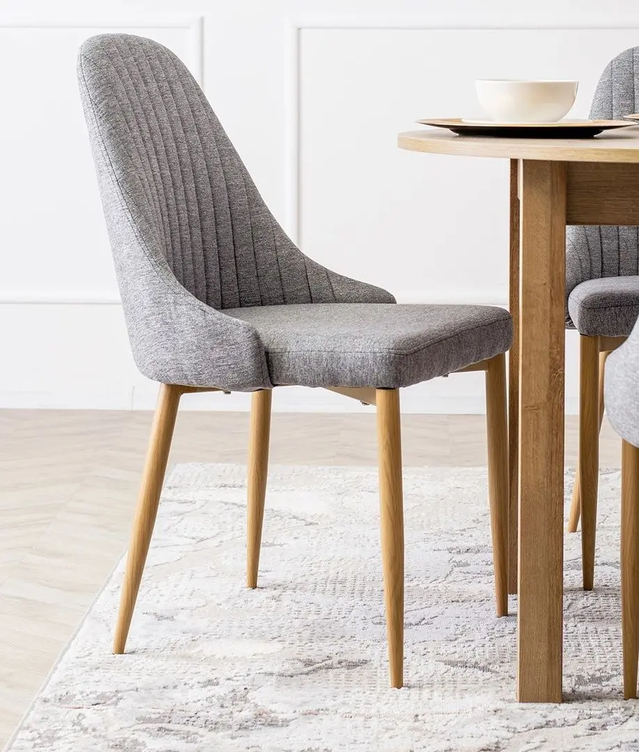 Scaun Mebel Elite Torino (Grey/Natural Oak)