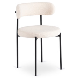 Стул Mebel Elite Tulsa (Cream/Black) Thumb