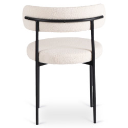 Стул Mebel Elite Tulsa (Cream/Black) Thumb