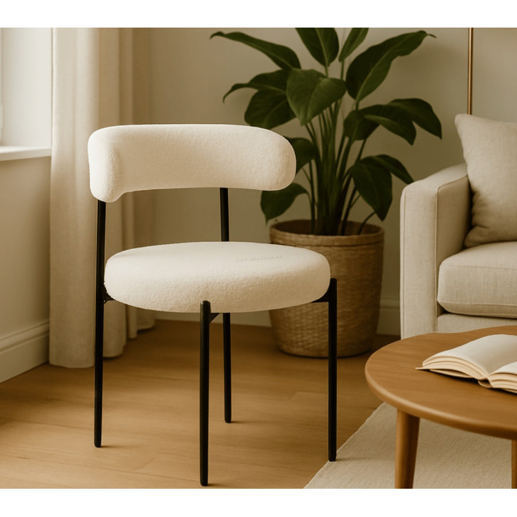 Scaun Mebel Elite Tulsa (Cream/Black)