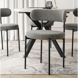 Стул Mebel Elite Tulsa (Grey/Black)