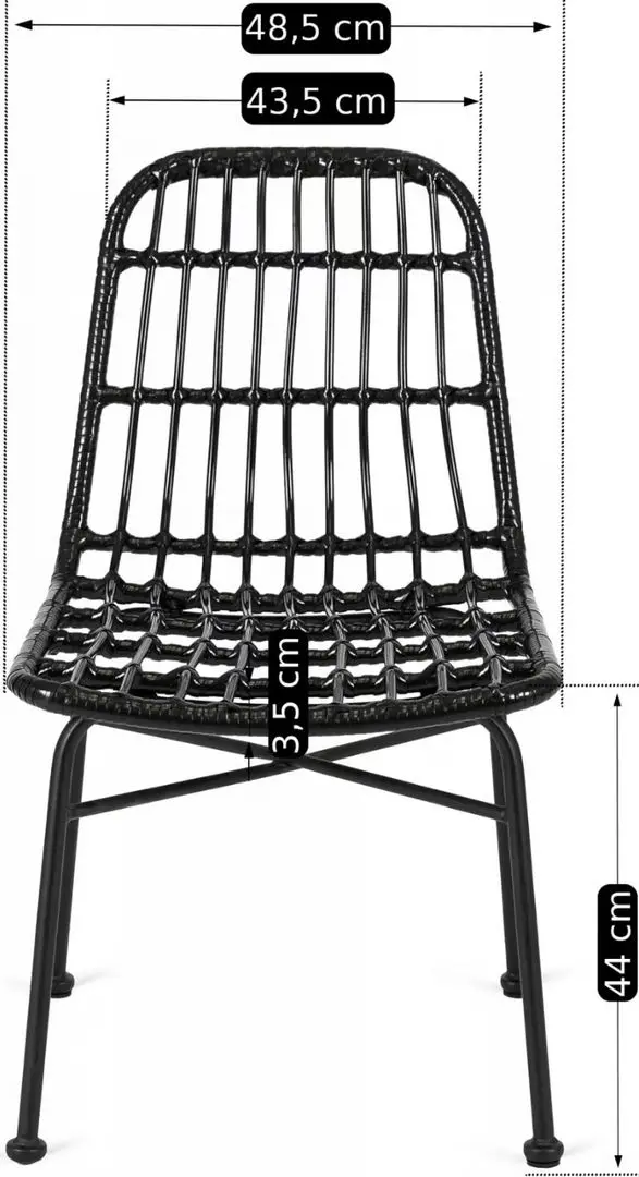 Scaun Mebel Elite Waldi (Black)