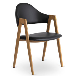 Стул Mebel Elite Willy (Black/Honey Oak) Thumb