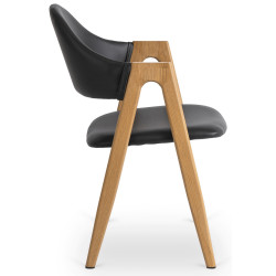 Стул Mebel Elite Willy (Black/Honey Oak) Thumb