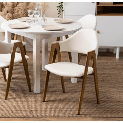 Scaun Mebel Elite Willy (White/Oak)