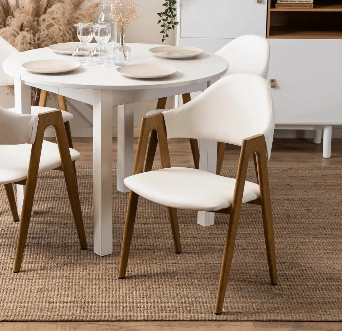 Scaun Mebel Elite Willy (White/Oak)