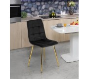 Scaun Mebel Elite York (Black/Golden)