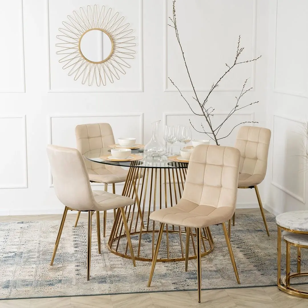 Scaun Mebel Elite York (Cream/Golden)