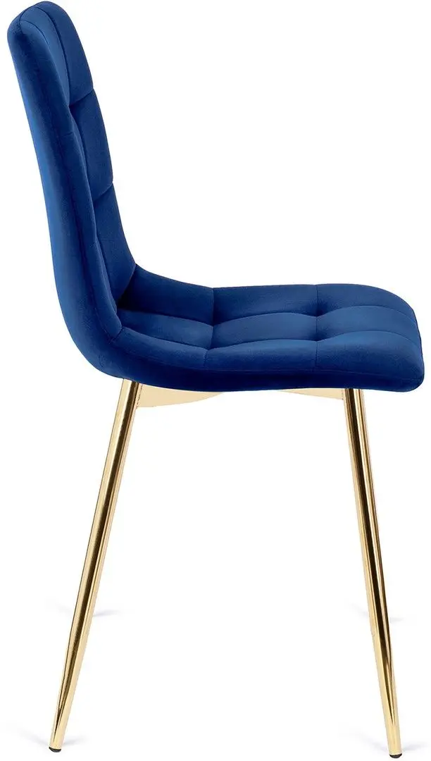 Scaun Mebel Elite York (Dark Blue/Gold)