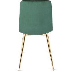 Scaun Mebel Elite York (Green/Gold) Thumb