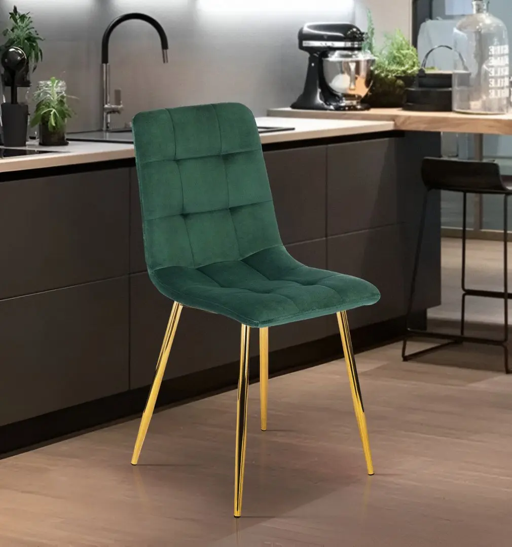 Scaun Mebel Elite York (Green/Gold)