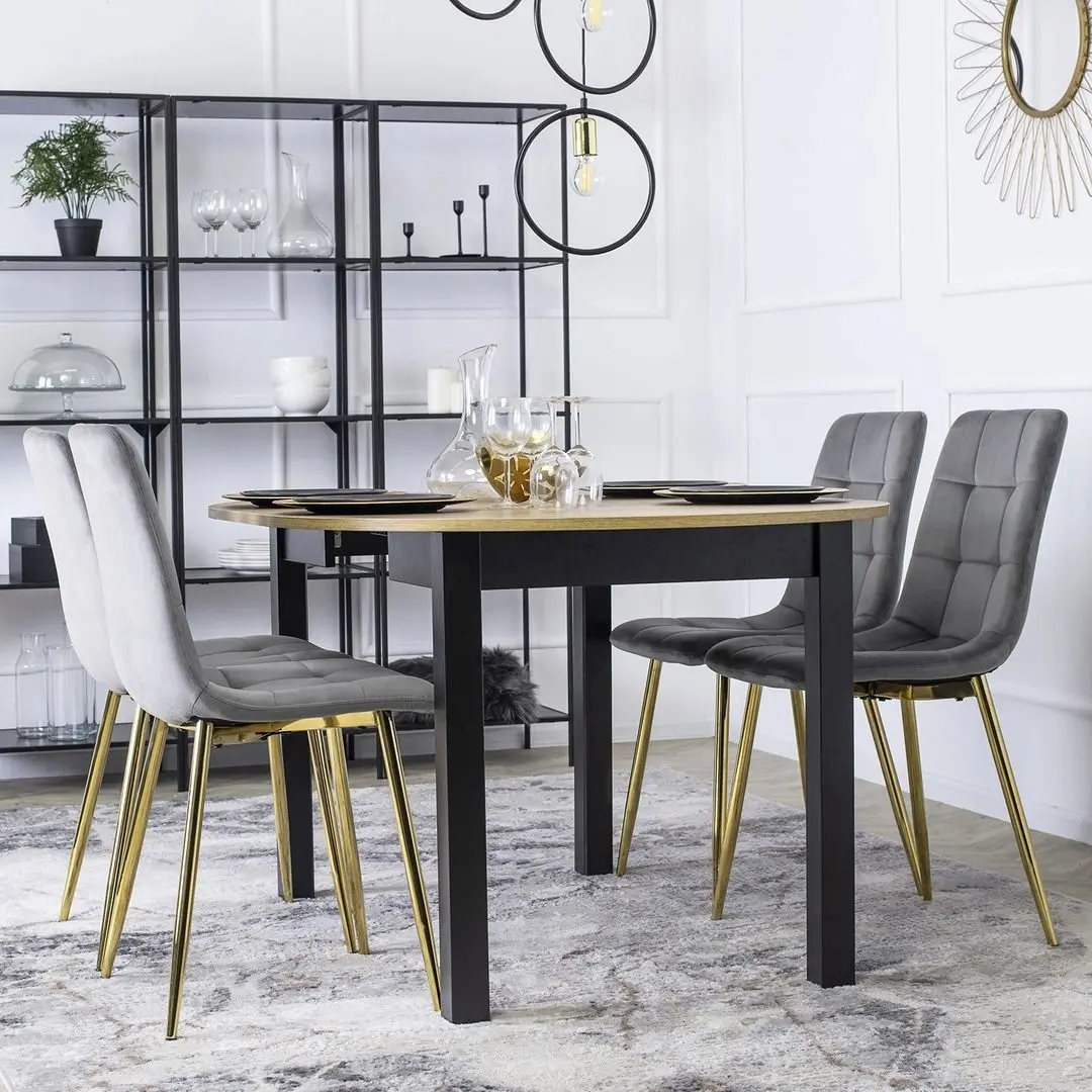 Scaun Mebel Elite York (Grey/Golden)