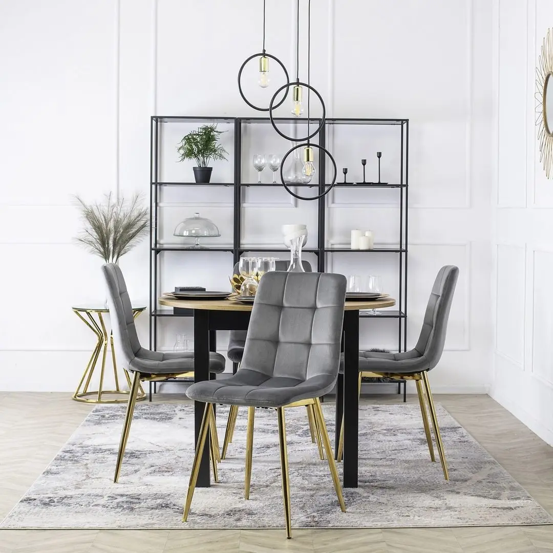 Scaun Mebel Elite York (Grey/Golden)