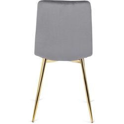 Scaun Mebel Elite York (Grey/Golden) Thumb