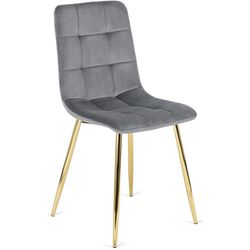 Scaun Mebel Elite York (Grey/Golden) Thumb