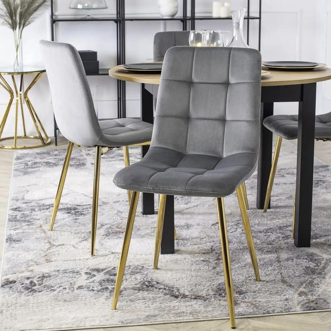 Scaun Mebel Elite York (Grey/Golden)