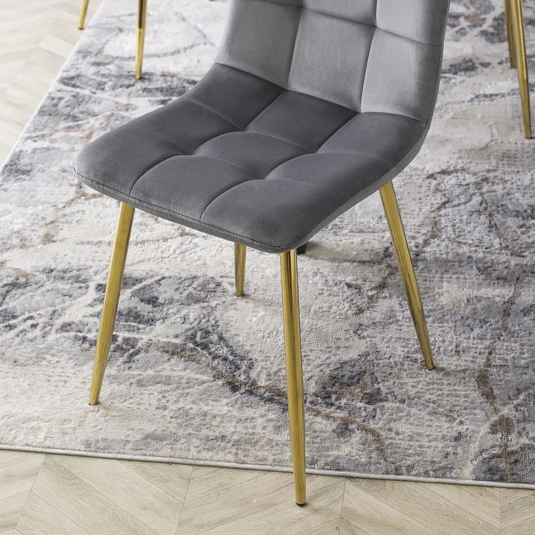 Scaun Mebel Elite York (Grey/Golden)