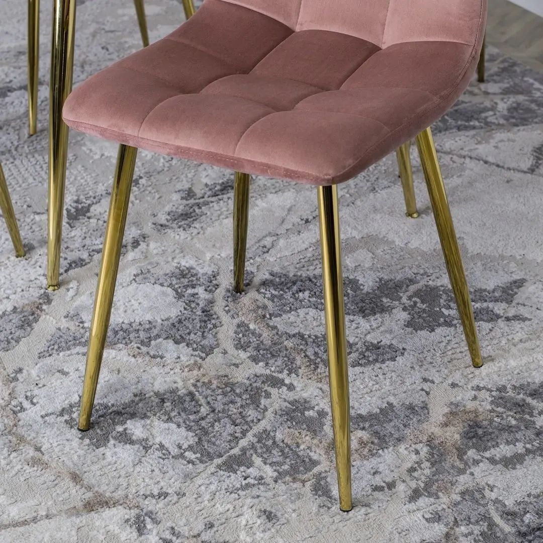 Scaun Mebel Elite York (Pink/Golden)