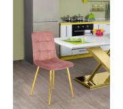 Scaun Mebel Elite York (Pink/Golden)