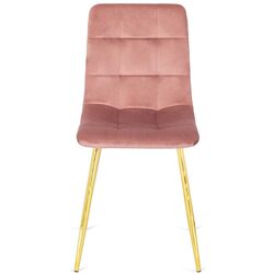 Scaun Mebel Elite York (Pink/Golden) Thumb