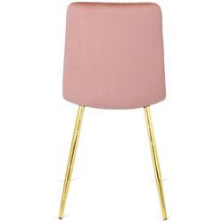 Scaun Mebel Elite York (Pink/Golden) Thumb