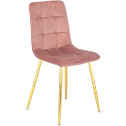 Scaun Mebel Elite York (Pink/Golden) Thumb