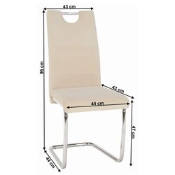 Стул Mobhaus Abira New (Beige) Thumb